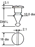 Slotted Dome Head