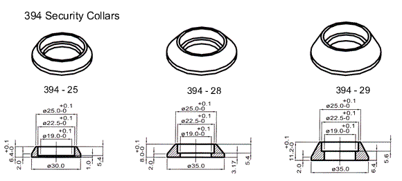 394 Series Security Collars