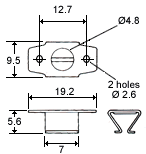 Rivet on Clip