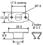 Rivet on Clip